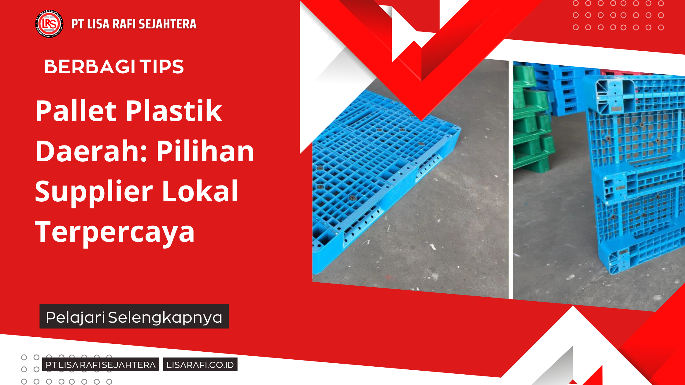 Pallet Plastik Daerah Pilihan Supplier Lokal Terpercaya