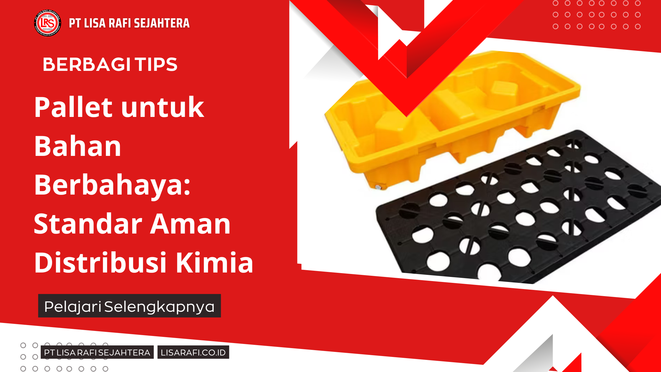 Pallet untuk Bahan Berbahaya Standar Aman Distribusi Kimia (1)