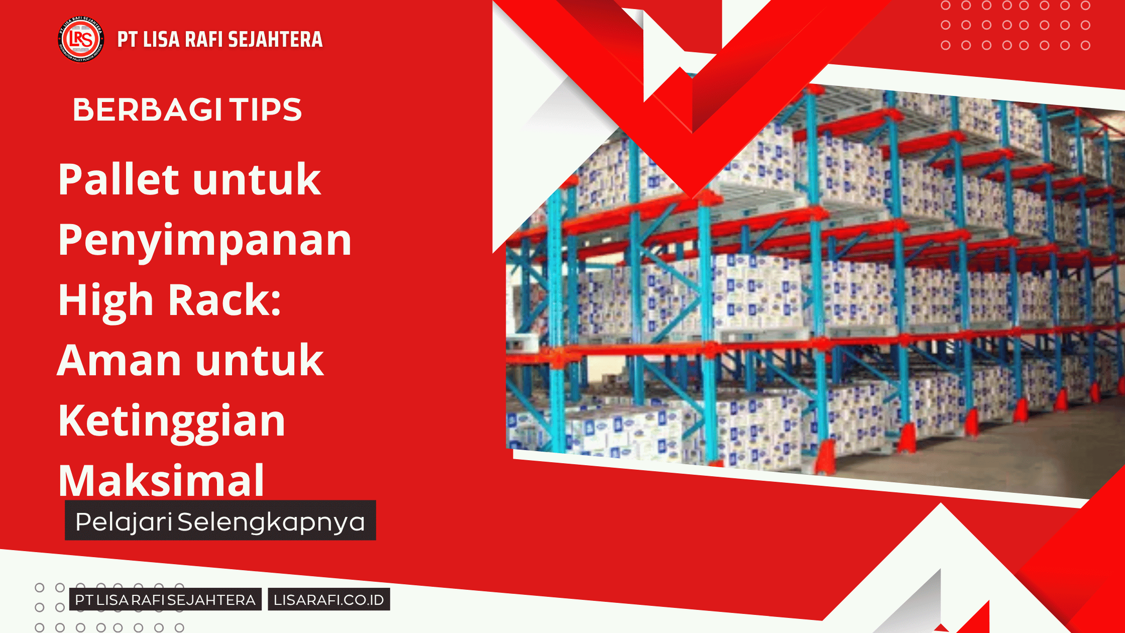 Pallet untuk Penyimpanan High Rack_ Aman untuk Ketinggian Maksimal