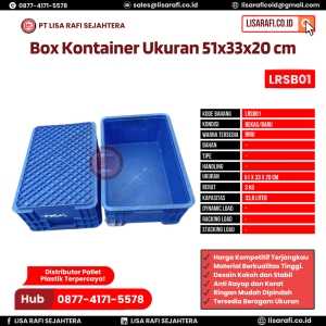Box Container Bekas/Baru Ukuran 51x33x20 cm - LRSB01