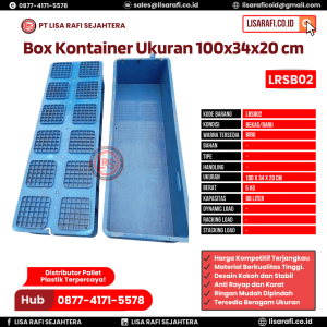 Box Container Bekas/Baru Ukuran 100x34x20 cm - LRSB02