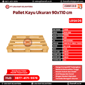 Pallet Kayu Bekas/Baru Ukuran 90x110 cm - LRSK06